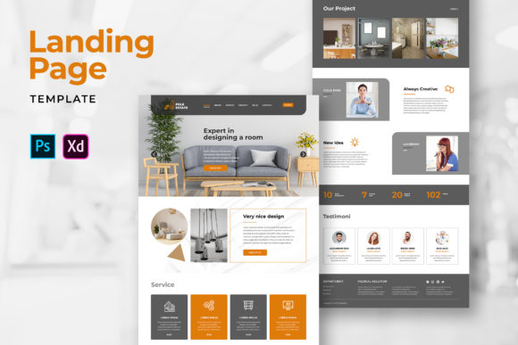 Boost Your Digital Presence with a Modern Landing Page Template