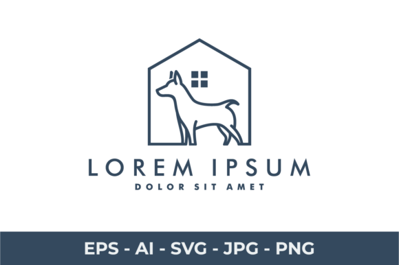 Dog Logo Design Template, Animal Icon: A Versatile Asset for Brand Identity
