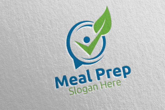 Eco Meal Prep Healthy Food Logo 18