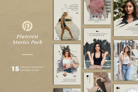Elevate Your Pinterest Strategy with an Elegant, Fully Customizable Template Design