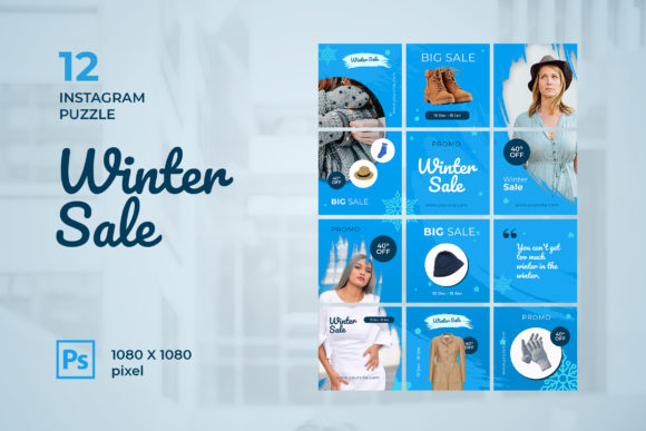 Instagram Puzzle – Winter Big Sale