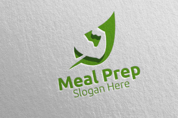 Meal Prep Healthy Food Logo 12