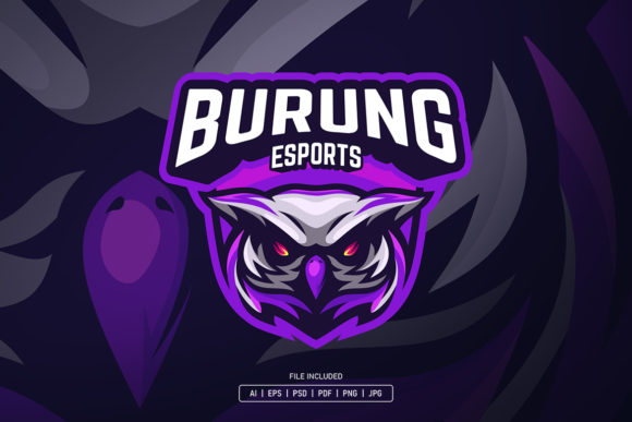 Owl Esport Logo Template: High-Res Vector Design for Modern Brands