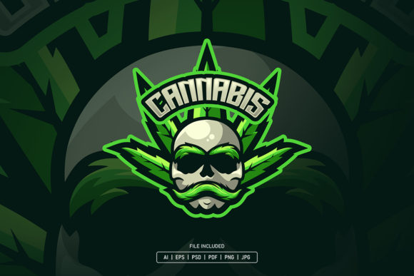 Skull Cannabis Mascot Logo Template: A Practical Evaluation for Brand Identity