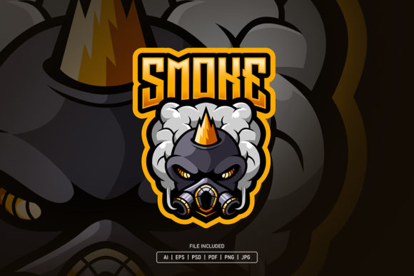 Skull Smoke Esport Logo Template: A Strategic Asset for Professional Branding Workflows