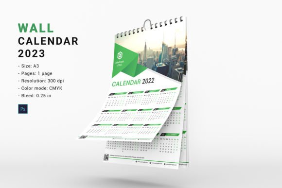 Wall Calendar Template 2023: Elevate Your Brand with Professional Design